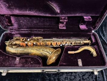 Vintage Selmer Paris Radio Improved Tenor Saxophone, Serial #19088